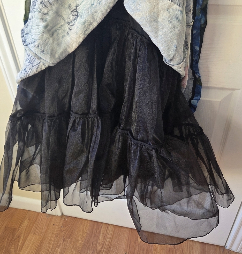 Anthropologie X Tracy Reese Fit and Flare Dress 6 Scenic View Midi Blue $398 - Picture 6 of 10
